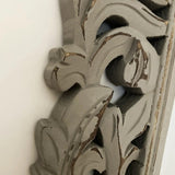 Specchiera da parete in legno Antique Grey - OrchideaMilano1981