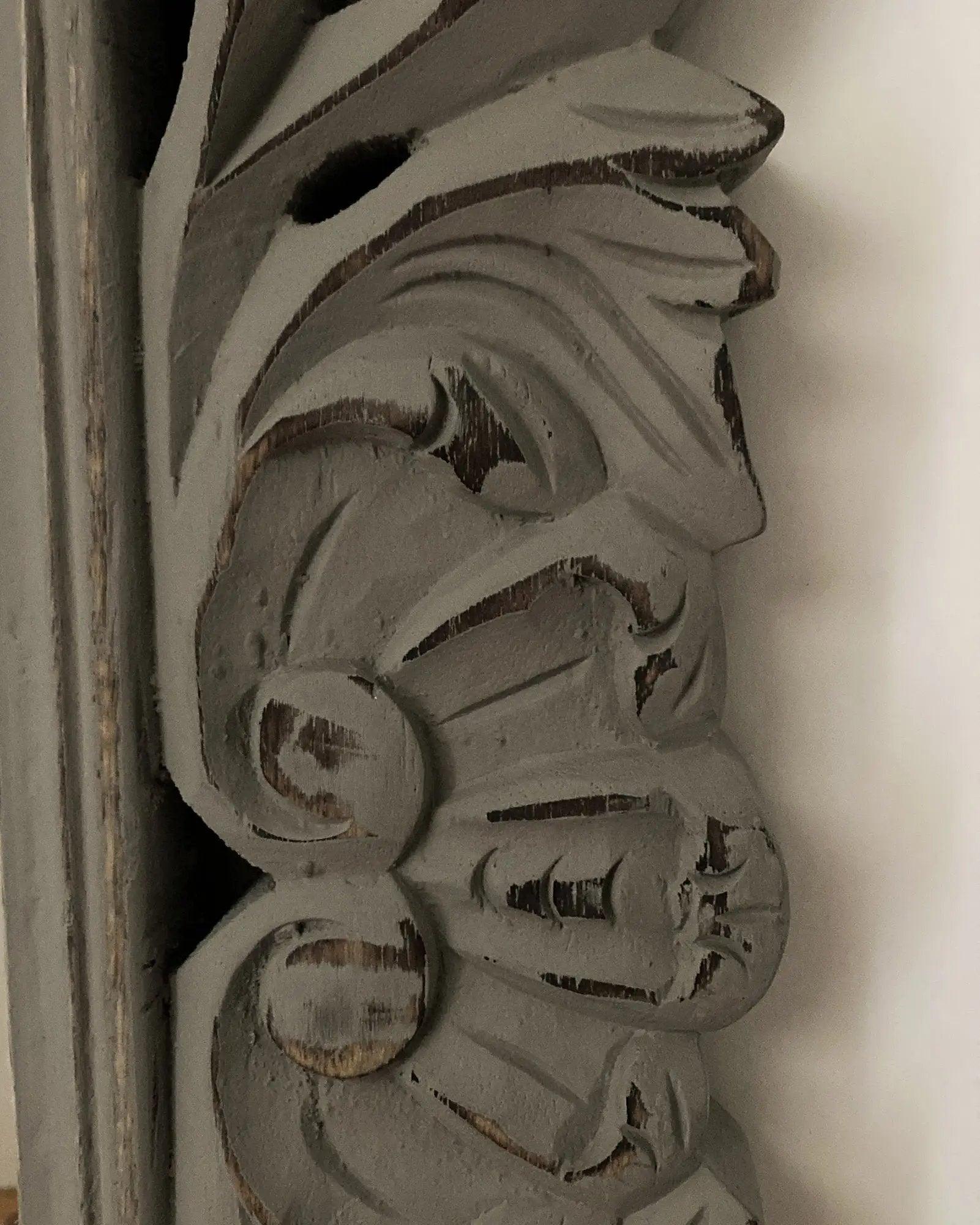 Specchiera da parete in legno Antique Grey - OrchideaMilano1981
