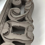 Specchiera a figura intera in legno Antique Grey - OrchideaMilano1981