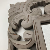 Specchiera a figura intera in legno Antique Grey - OrchideaMilano1981
