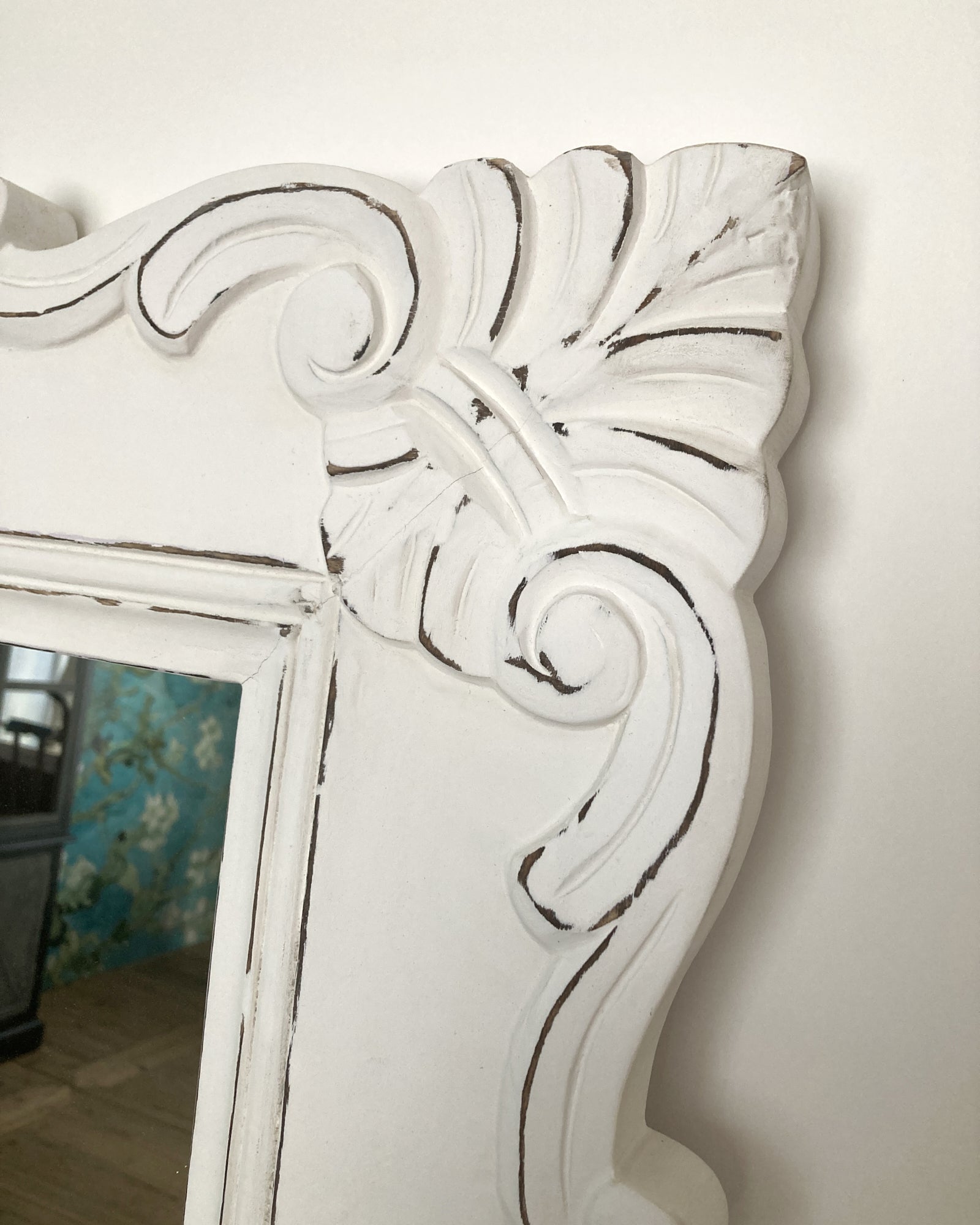 Specchiera a figura intera in legno Santorini - OrchideaMilano1981
