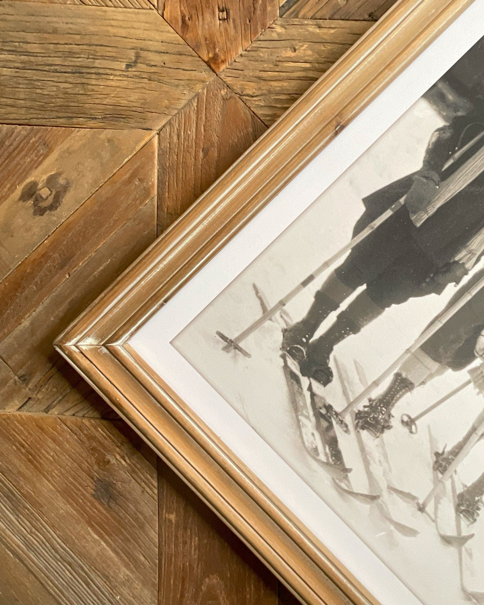 Stampa con cornice in legno Champoluc - OrchideaMilano1981