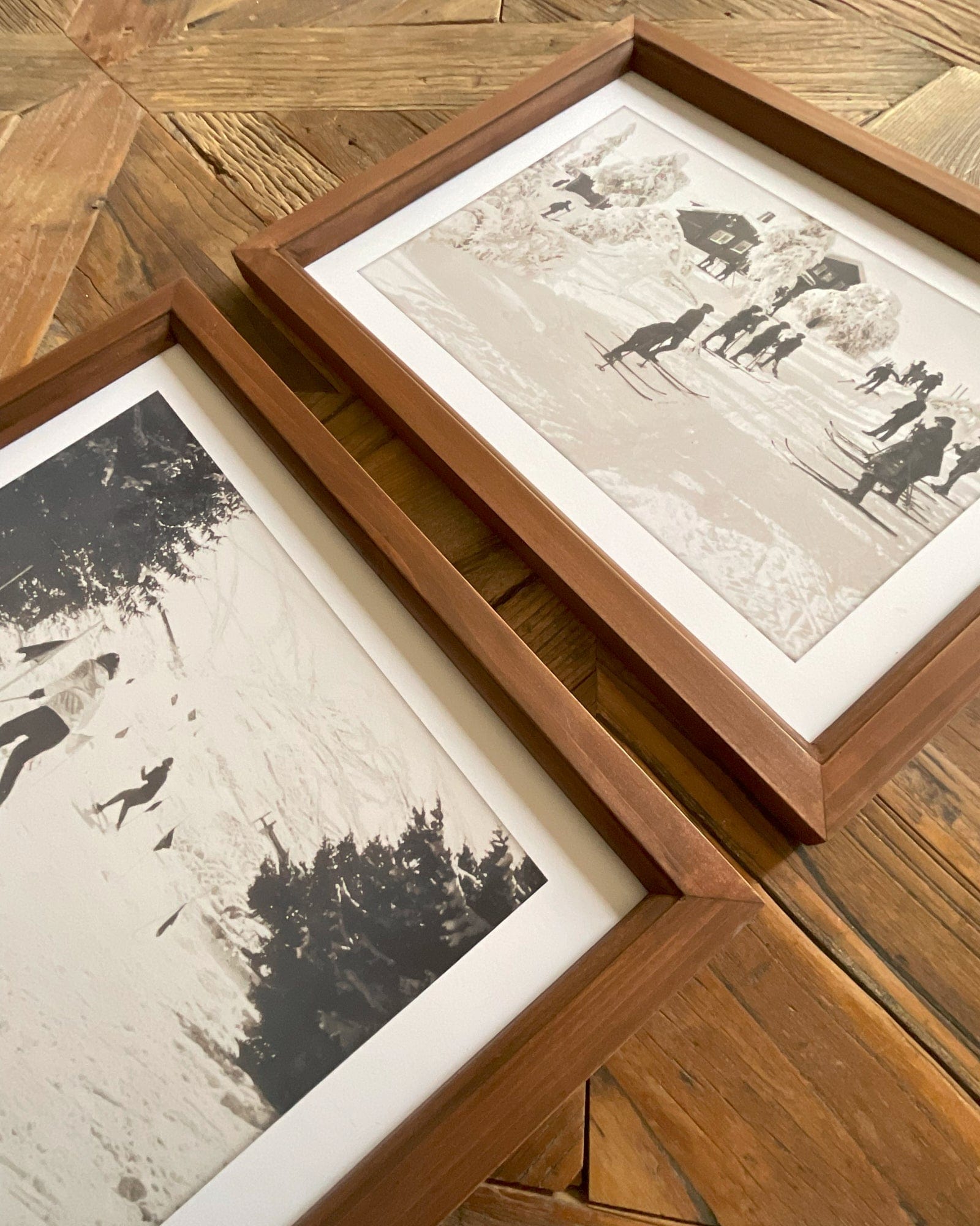 Stampe con cornice in legno Cortina set di 2 - OrchideaMilano1981