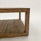 Tavolino quadrato 1 ripiano in legno Materia 80 cm - OrchideaMilano1981