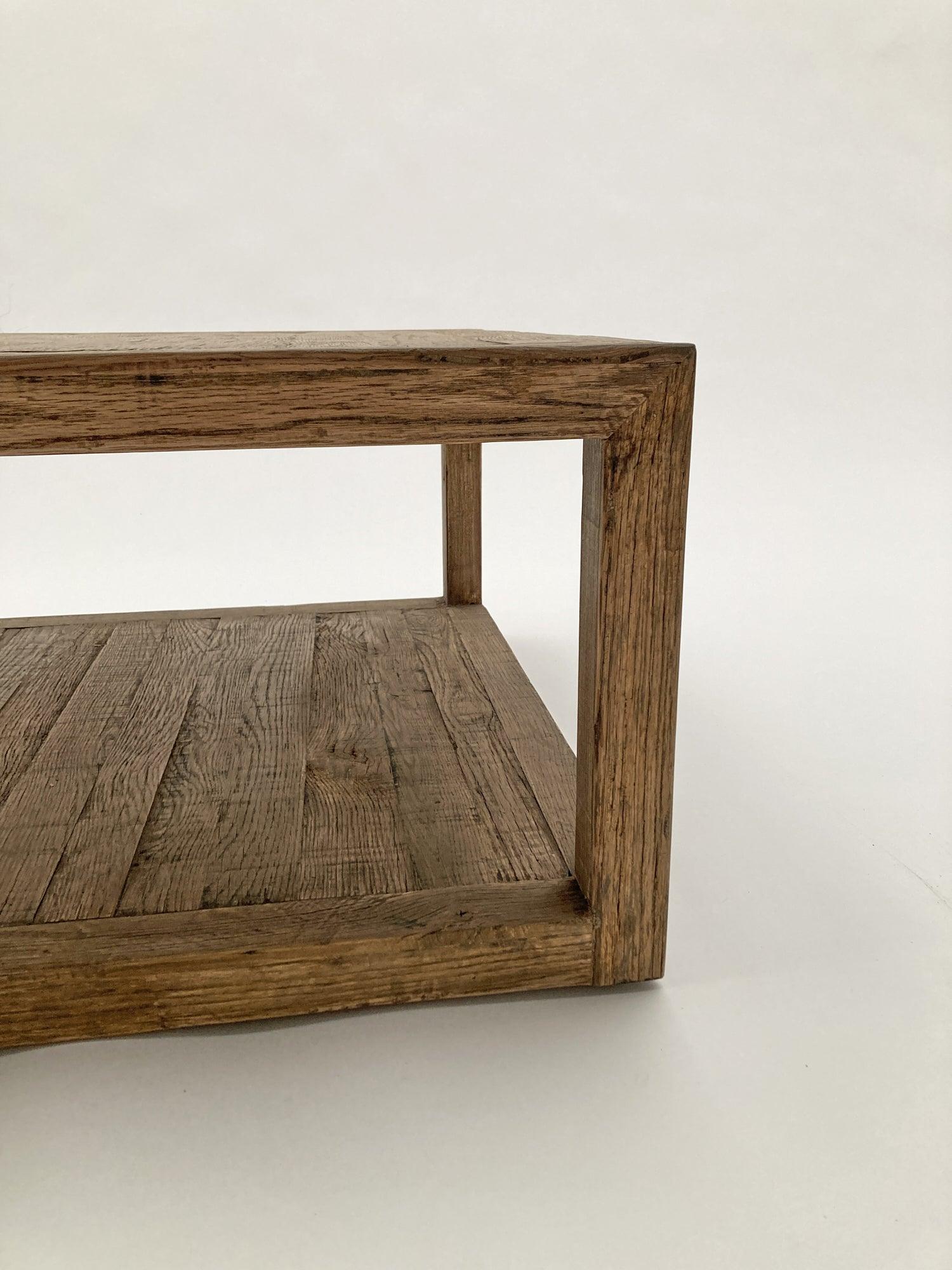Tavolino quadrato 1 ripiano in legno Materia 80 cm - OrchideaMilano1981
