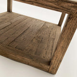 Tavolino quadrato 1 ripiano in legno Materia 80 cm - OrchideaMilano1981