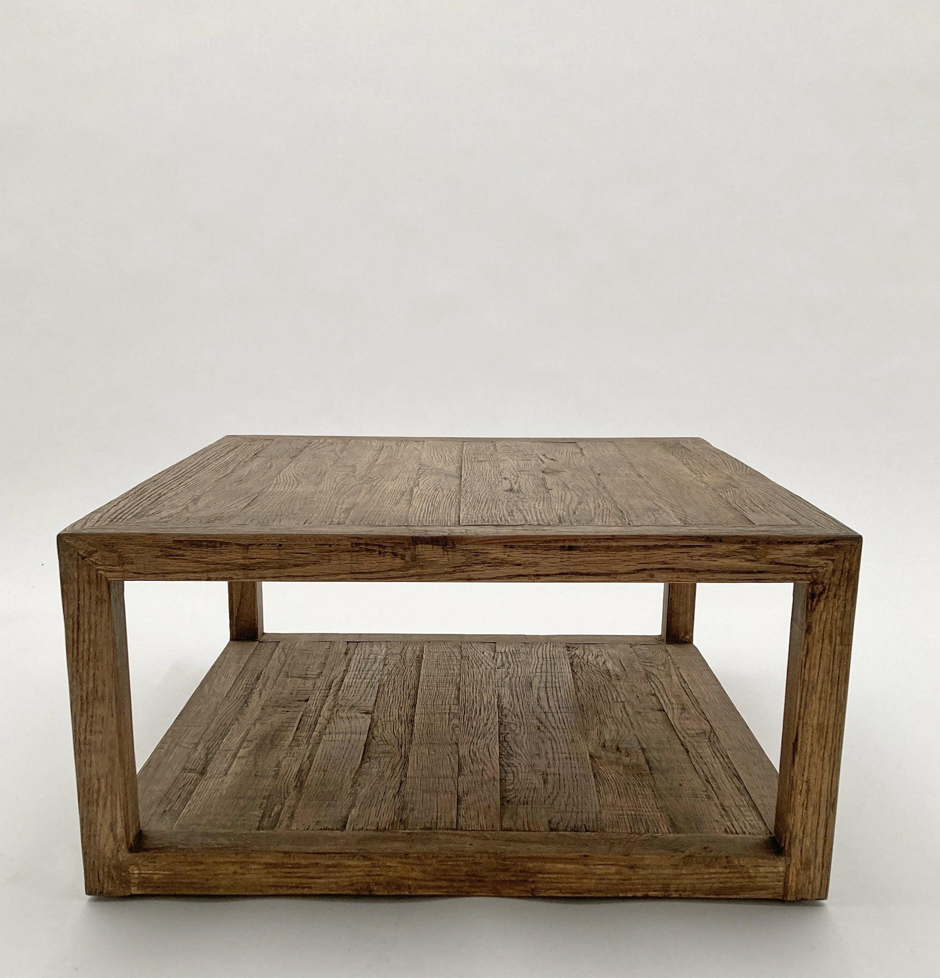 Tavolino quadrato 1 ripiano in legno Materia 80 cm - OrchideaMilano1981