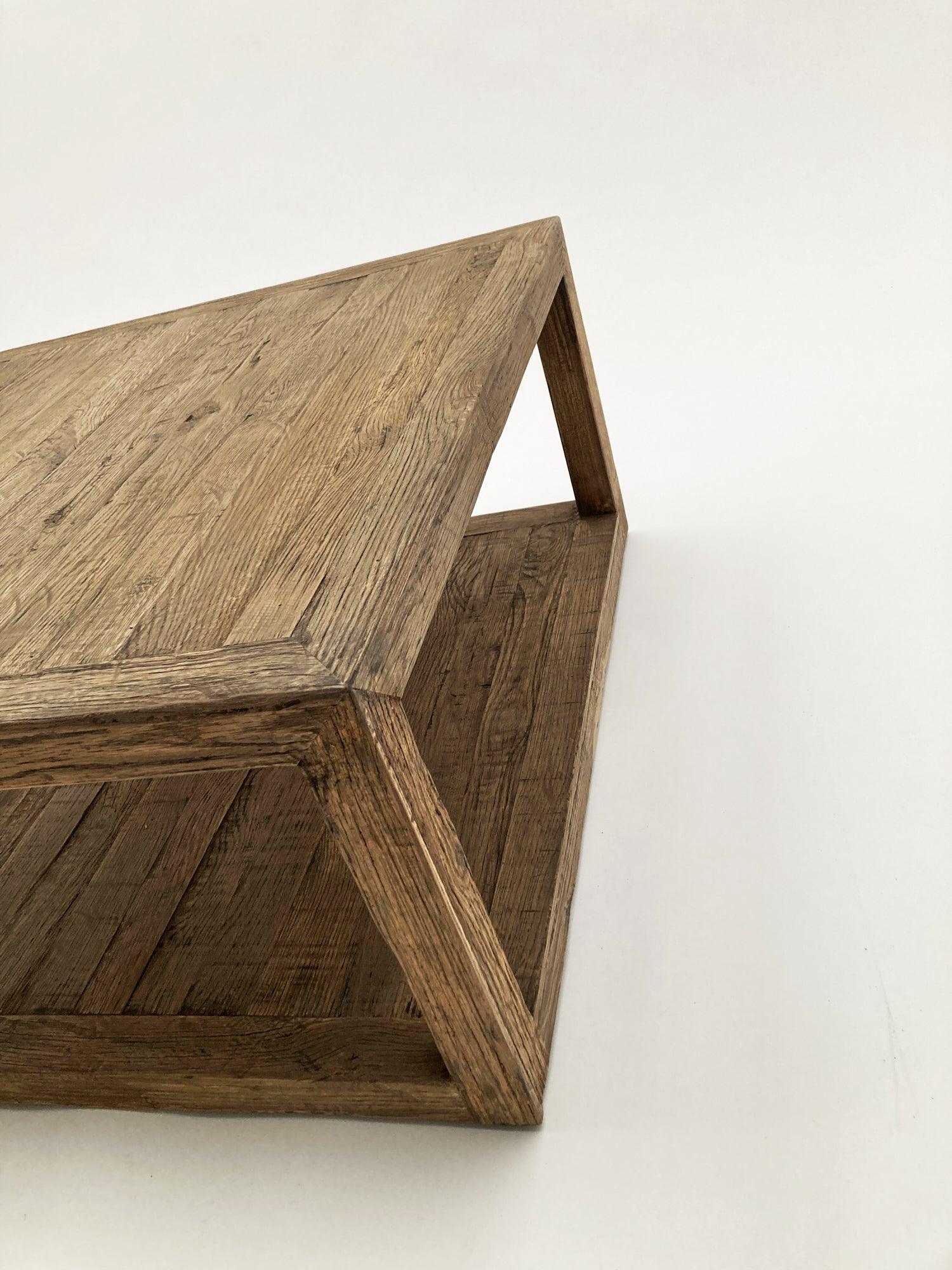 Tavolino quadrato 1 ripiano in legno Materia 80 cm - OrchideaMilano1981