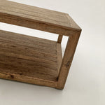 Tavolino rettangolare 1 ripiano in legno Materia - OrchideaMilano1981