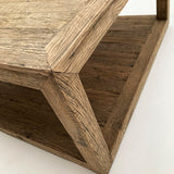 Tavolino rettangolare 1 ripiano in legno Materia - OrchideaMilano1981