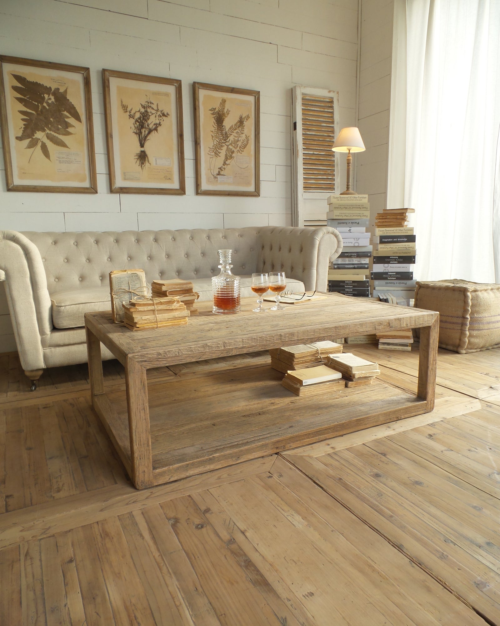 Tavolino rettangolare 1 ripiano in legno Materia - OrchideaMilano1981