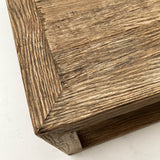 Tavolino rettangolare 1 ripiano in legno Materia - OrchideaMilano1981