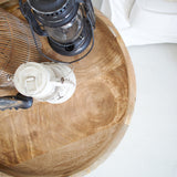 Tavolino rotondo in legno East Colonial Big 60 cm - OrchideaMilano1981