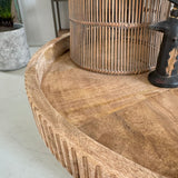 Tavolino rotondo in legno East Colonial Big 60 cm - OrchideaMilano1981