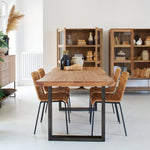 Tavolo in legno e ferro Chicago 180 cm - OrchideaMilano1981