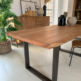 Tavolo in legno e ferro Chicago 180 cm - OrchideaMilano1981