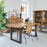 Tavolo in legno e ferro Chicago 180 cm - OrchideaMilano1981