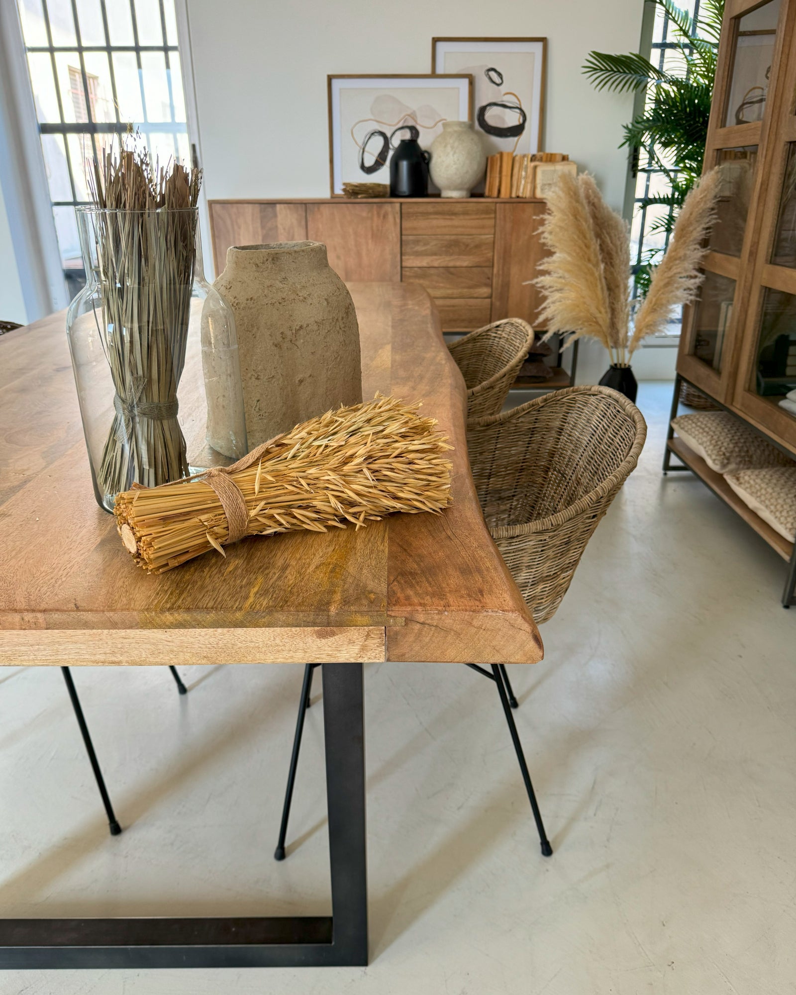Tavolo in legno e ferro Detroit 220 cm - OrchideaMilano1981