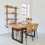 Tavolo in legno e ferro Hartford 160 cm - OrchideaMilano1981