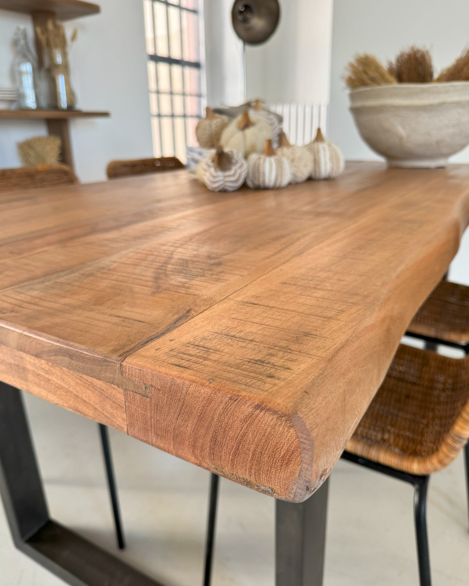 Tavolo in legno e ferro Hartford 160 cm - OrchideaMilano1981