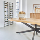 Tavolo in legno e ferro New York 220 cm - OrchideaMilano1981