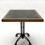 Tavolo quadrato in legno massello da bistrot Marseille 70 cm - OrchideaMilano1981