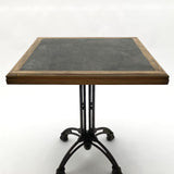 Tavolo quadrato in legno massello da bistrot Marseille 70 cm - OrchideaMilano1981