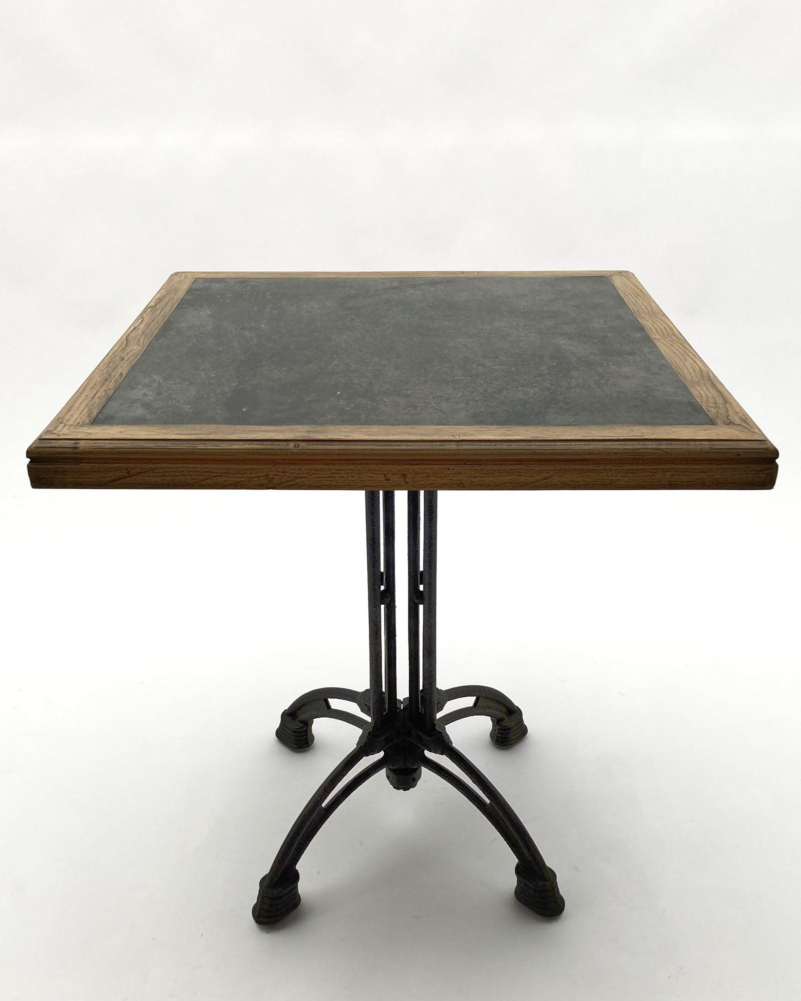 Tavolo quadrato in legno massello da bistrot Marseille 70 cm - OrchideaMilano1981