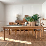 Tavolo in legno massello con top in zinco Convivium 220 cm - OrchideaMilano1981