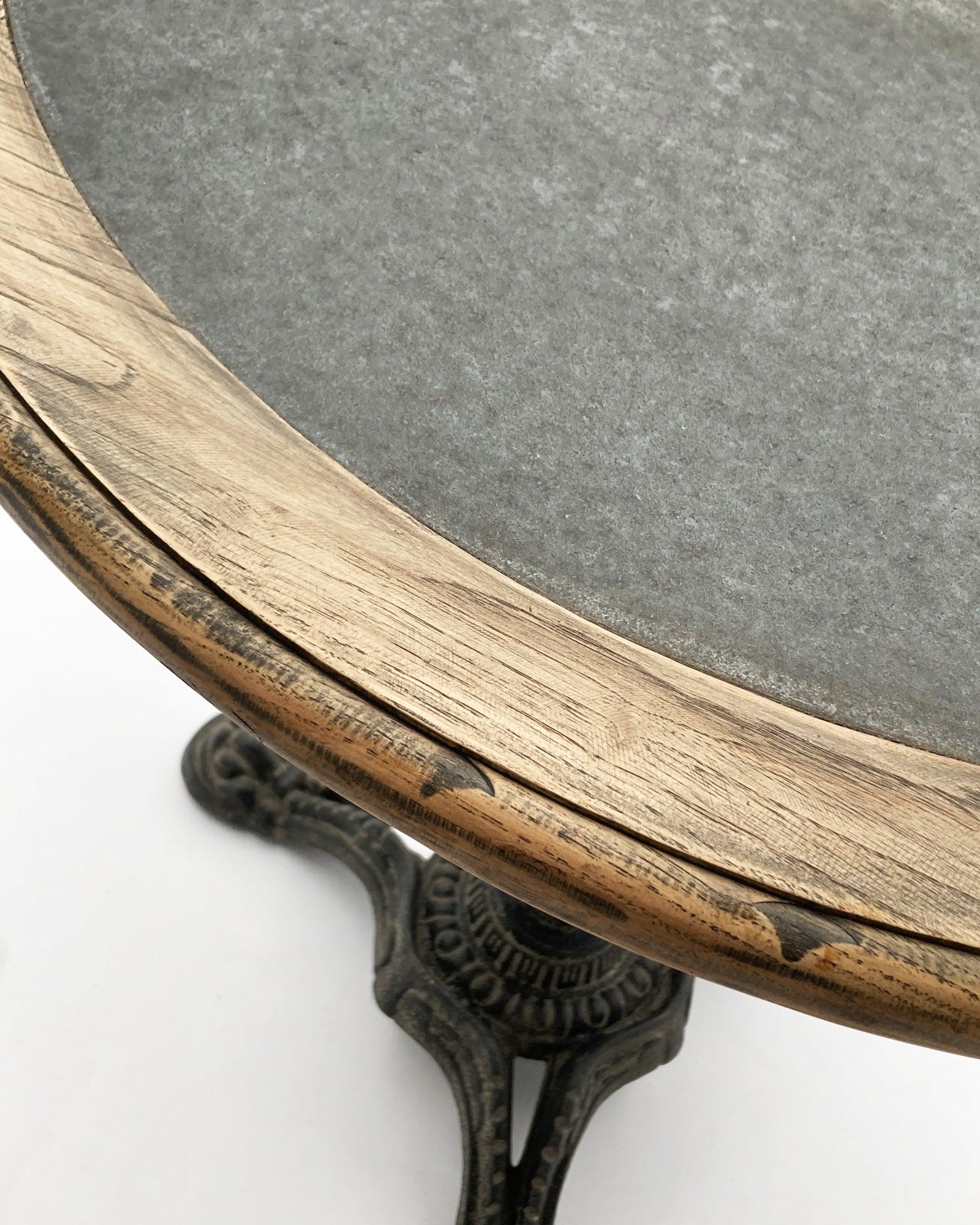 Tavolo rotondo in legno massello da bistrot Paris 70 cm - OrchideaMilano1981