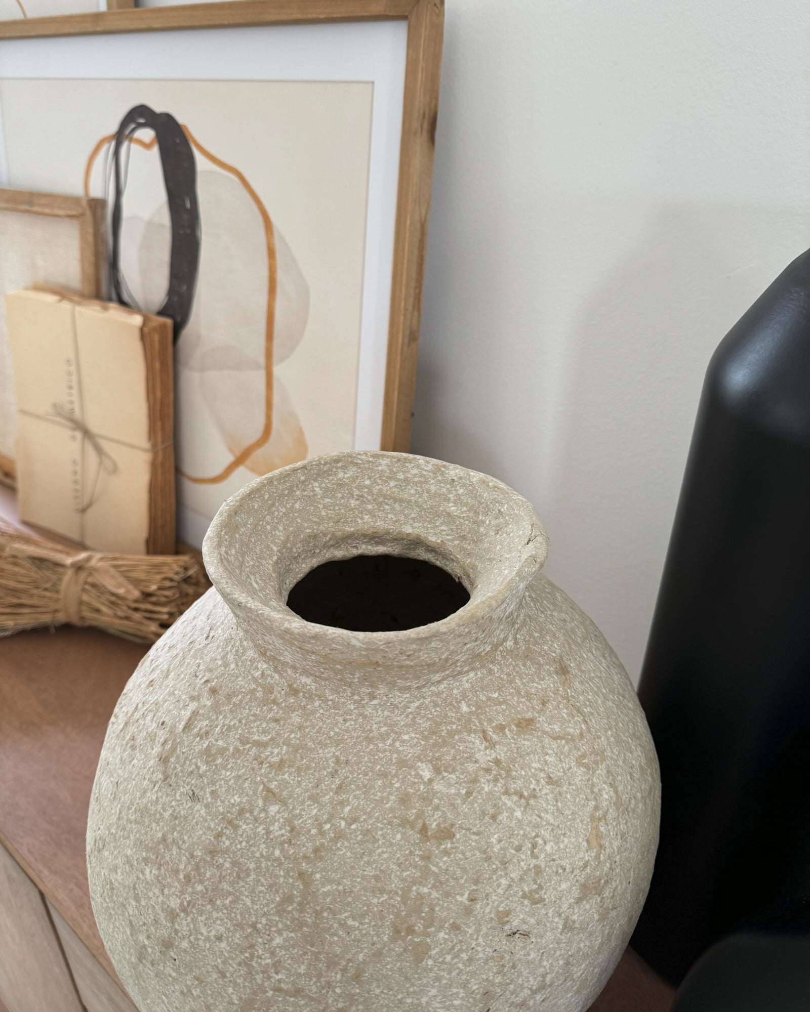 Vaso in papier mâché Raw - OrchideaMilano1981