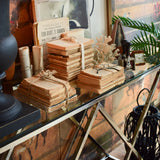 Consolle moderna in acciaio e vetro Vanderbilt Avenue 120 cm - OrchideaMilano1981