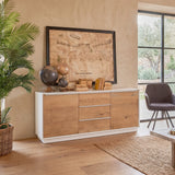 Credenza in legno massello di rovere White Oak 170 cm