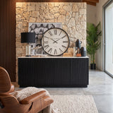 Modern sideboard in solid wood and marble 5th Avenue 174 cm