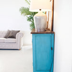 Credenza in legno di mango massello intagliato Madras 110 cm - OrchideaMilano1981