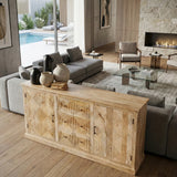 Credenza in legno massello Punta del Este 193 cm