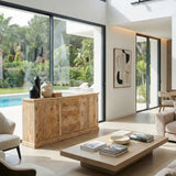 Credenza in legno massello Punta del Este 193 cm