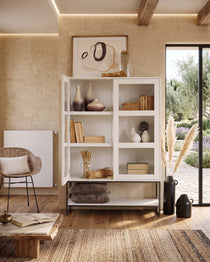 Credenza 2 ante in legno e ferro Serifos 110 cm - OrchideaMilano1981
