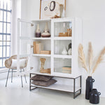 Credenza 2 ante in legno e ferro Serifos 110 cm - OrchideaMilano1981