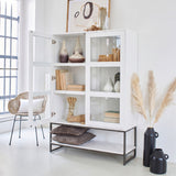 Credenza 2 ante in legno e ferro Serifos 110 cm - OrchideaMilano1981