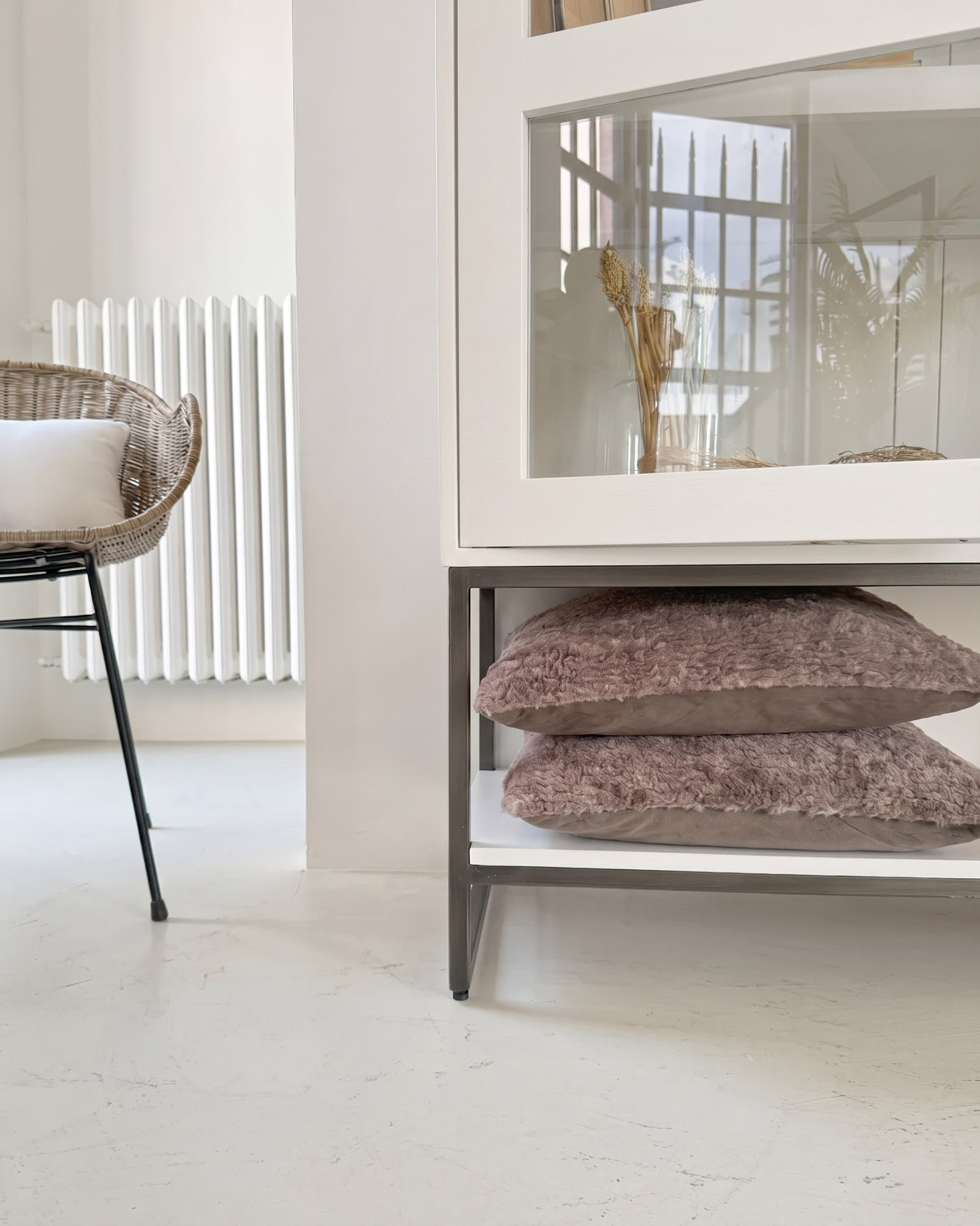 Credenza 2 ante in legno e ferro Serifos 110 cm - OrchideaMilano1981