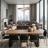 Tavolo in legno e ferro Denver Medium 200 cm