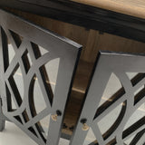 Credenza in legno e vetro Classic Black 112 cm - OrchideaMilano1981