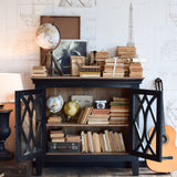 Credenza in legno e vetro Classic Black 112 cm - OrchideaMilano1981