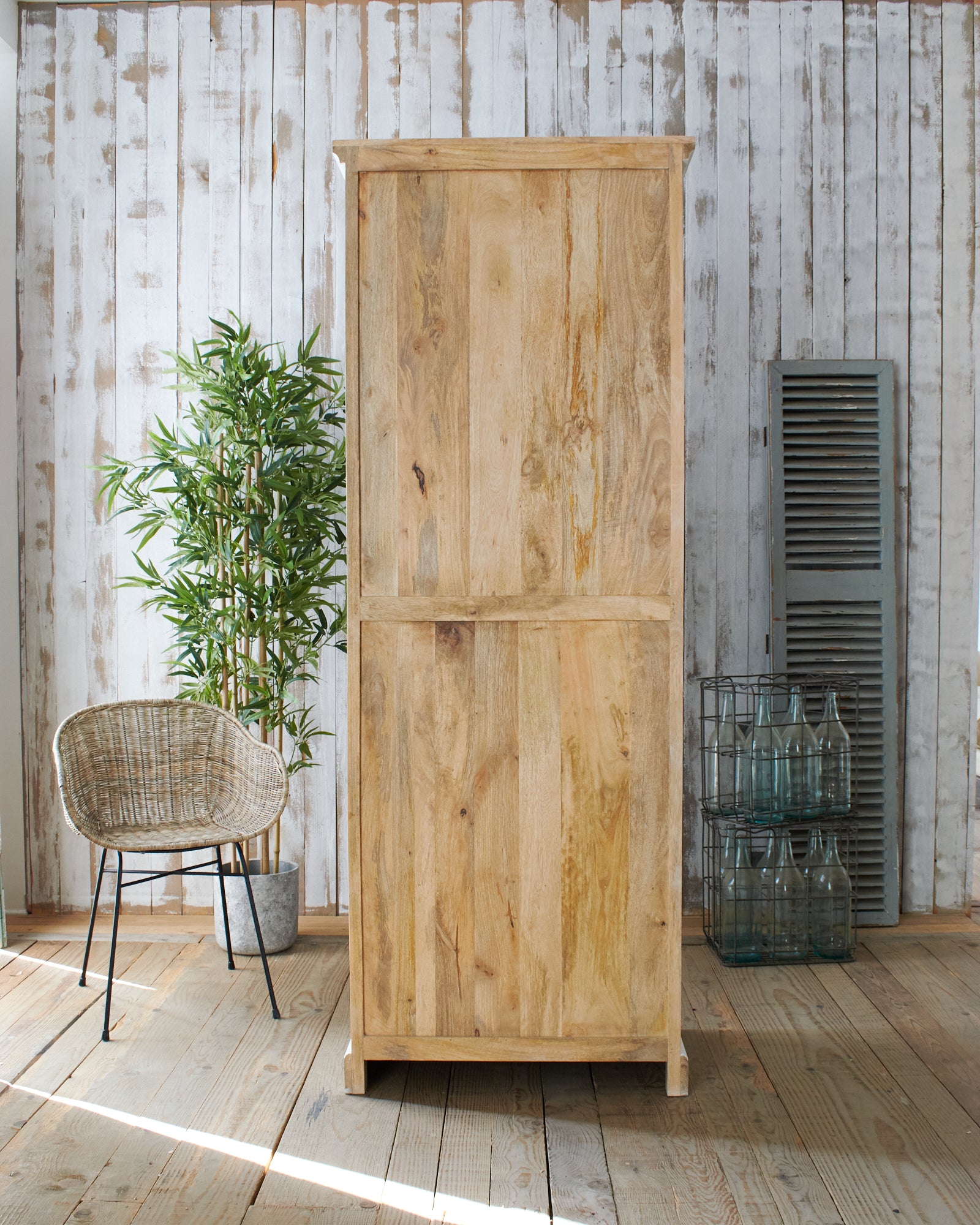 Vetrina in legno massello Barbuda 75 cm - OrchideaMilano1981