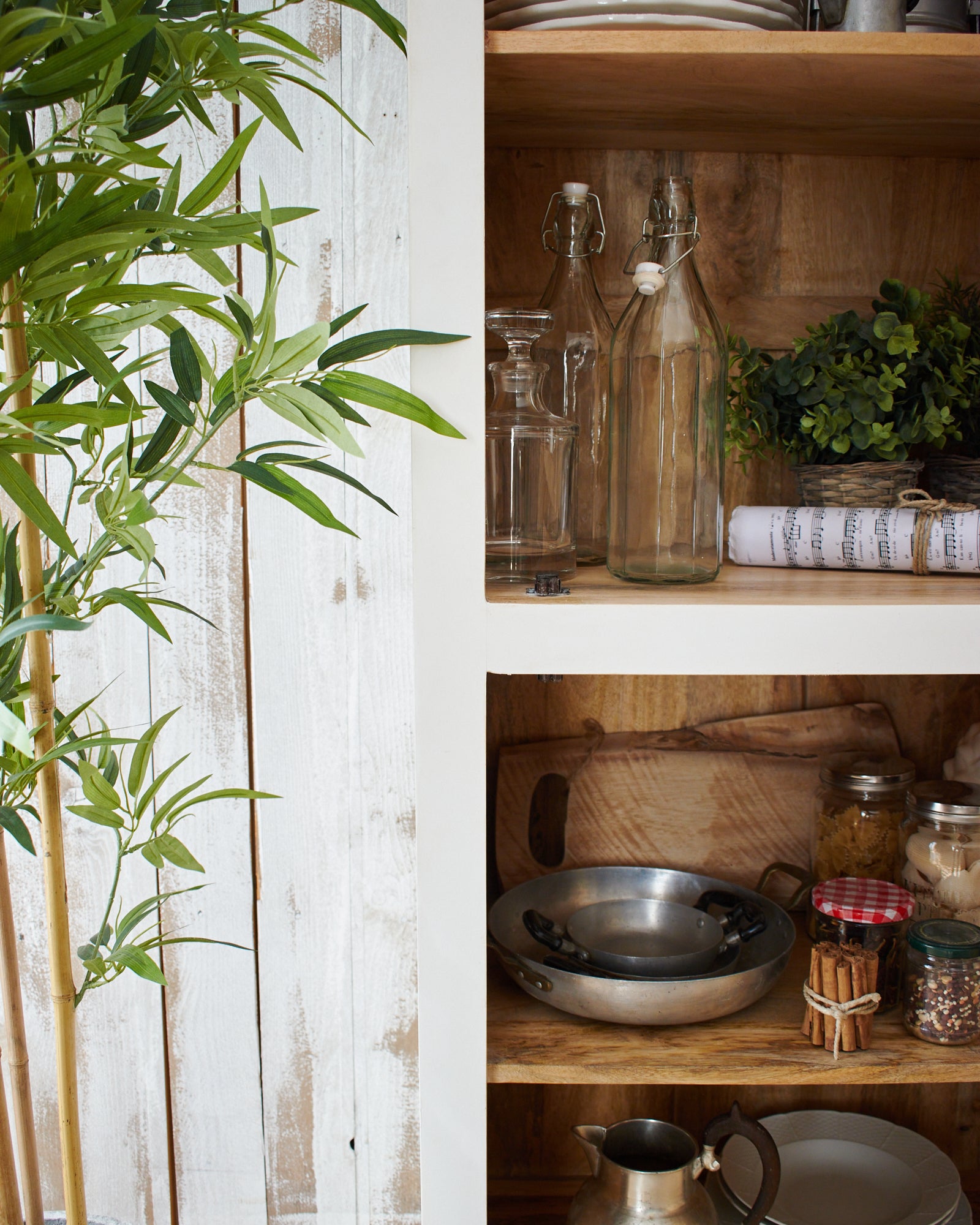 Vetrina in legno massello Barbuda 75 cm - OrchideaMilano1981