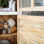 Vetrina in legno massello Barbuda 75 cm - OrchideaMilano1981