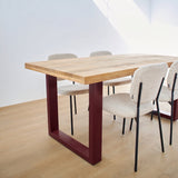 Tavolo in legno e ferro France Burgundy 180 cm