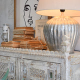 Credenza in legno di mango massello lavorato Gujarat - OrchideaMilano1981