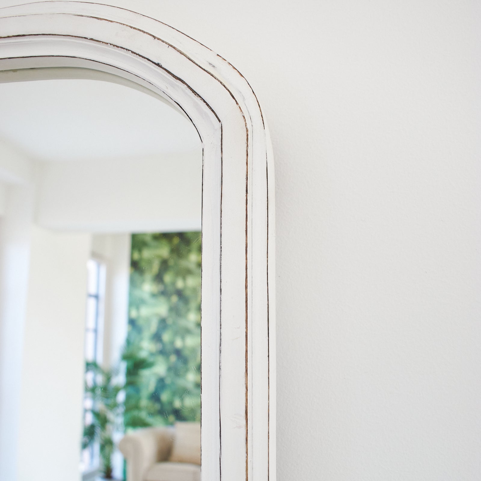 Specchiera in legno Crown White - OrchideaMilano1981